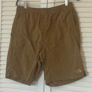 The North Face men's athletic shorts khaki medium